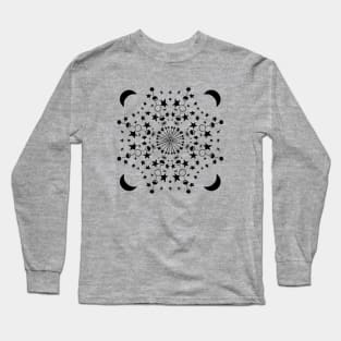 Moon Mandala Long Sleeve T-Shirt